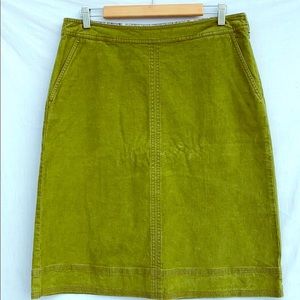 Anthropologie “Boden” Courdroy Skirt